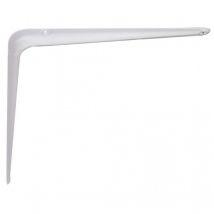 Console emboutie 200x250 mm en acier blanc