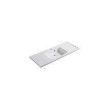 Iperbriko - Console en résine avec vasque à droite - Mod.LC24