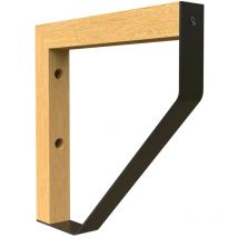 Querre murale mix bois métal origine