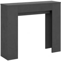 Itamoby - Console extensible 90x25/181 cm Slick Anthracite