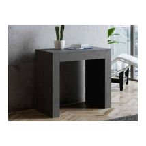 Console Extensible Gris Foncé 12 Personnes 42 À 302 Cm Luido