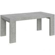 Itamoby - Table extensible 90x180/440 cm Naxy Cemento