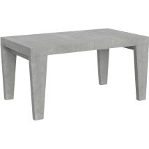 Itamoby - Table extensible 90x160/420 cm Spimbo Cemento