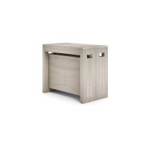 Console extensible transformable avec six rallonges couleur Olmo H77x90x49cm