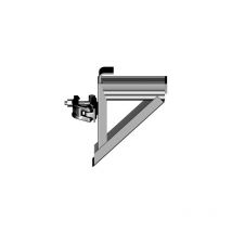 Layher - Console façadier 0.22 m 1/2 collier 22