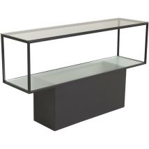 Ebuy24 - Console in vetro e acciaio Maglehem