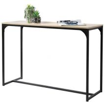 Console métal noir Loft