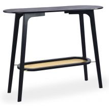 Cotecosy - Console moderne Yokori en cannage et Bambou Noir