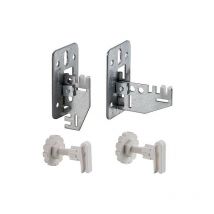 Console murale fixation univer. support d ́écartement pour radia. avec colliers