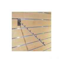 Bohnacker - Console perroquet - Décor : Chromé - Longueur : 400 mm - Matériau : Acier