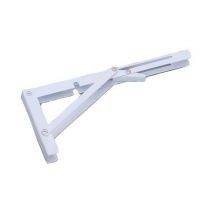 Strauss Vonderweidt - Console pliante 160 x 300 mm shepherd - époxy blanc - charge 50 kg max - 3150641