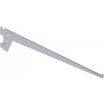 Console 5121 2 crochets 35cm epoxy blanc