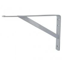 Cime - Console, équerre renforcée pour charges lourdes en acier époxy 395 x 270 mm, blanc