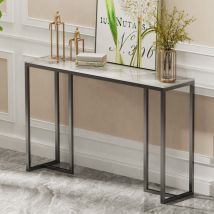 Rectangular Marble Console Table Side Table End Table Narrow Bar Table Stand