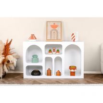 Etagère avec niches Liva Blanc