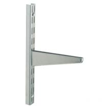 Consoles droites Sparring - pas de 32 mm - blanche - longueur 120 mm Elfa