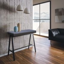 Consolle 90x40 cm allungabile fino a 196 cm banco evolution small Cemento