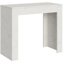 Itamoby - Console extensible 90x42/198 cm Emy Small Spatulé Blanc