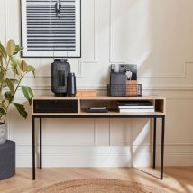 Consolle in legno design urbano struttura metallica