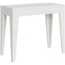 Itamoby - Console extensible 90x42/302 cm Isotta Frêne Blanc
