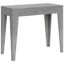 Console extensible 90x42/198 cm Isotta Small Cemento