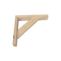 Consolle per ripiano in eco legno di pino grezzo, 175 x 190 Sans marque