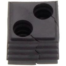 Conta-clip Kds-de 2x8 Bk Elemento Di Tenuta Elastomero Termoplastico Nero 10 Pz.