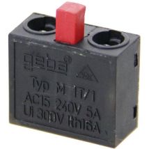 Geba - Contact électrique M1T nf rouge 600.MO01.01