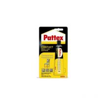 Pattex - Colle contact type néoprène - Formule transparente tous matériaux - Tube 50 gr