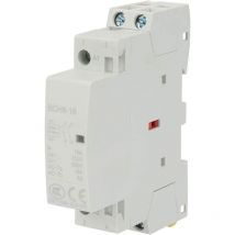 Gistuch Contacteur 220V ac 2P 16A 220V/230V 1NO 50/60HZ Contacteur ac Domestique Rail Din à Faible Bruit