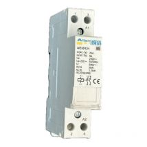 Contacteur 25A 2P contact 2F (2NO) bobine 230V 1M bornes vis Alternative Elec AE30121