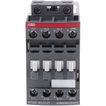 Contacteur ABB série AF, 3 pôles , 3NO, 7 A, 60 V c.c., 4 kW ( Prix pour 1 )