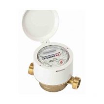 Zenner - Contador de agua residencial chorro unico 20mm - 3/4'', rosca 1'', uso agua caliente