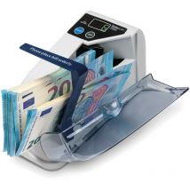 Contadora de Billetes portátil Safescan 2000 de hasta 600 billetes por minuto ideal para mercado, eventos o kioscos