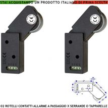 Contatto di Allarme per Serranda 2 Rotello Marroni Proteggono la Tapparella Contro il Sollevamento lo Switch Mosso dalla Rotella Con Gammes Genera