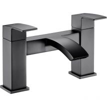 Balterley - Contemporary Deck Mounted Bath Filler Tap - Matt Black