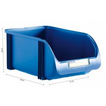 Plastiken - Contenedor, 30cm, titanium azul E3/77154