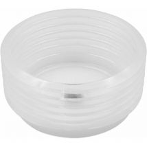 Heguyey - Contenedor para polvo de sierra (blanco), colector de polvo para taladro eléctrico, cubierta para sierras de corona bimetálicas y sierras