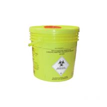 Insprovet - Contenedor de Seguridad para Material Desechable, Nivel ii + iii Residuos, Sin Autoclave, 20 Litros