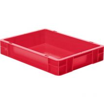 Contenedor de transporte manejable TK400/75-0, rojo