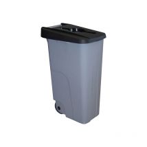 Cubo reciclaje Denox 85 l - Negro