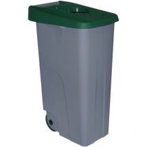 Cubo reciclaje Denox 85 l - Verde