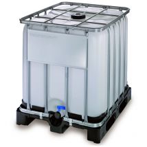 S.d.s - Contenedor ibc 1000 litros con palet de plastico de alta densidad