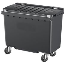 Rayonnage Direct - Conteneur 500 Litres À Préhension Frontale - Couleur Du Couvercle Gris Anthracite - 1240 X 667 X 1097 Mm - 210008gaga