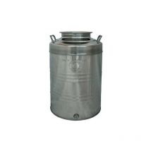 Belvivere - Conteneur baril pour huile 10 lt en acier inoxydable 18/10 pret pour le raccordement vin bie're 1/2 ' Acciaio Inox lt. 10