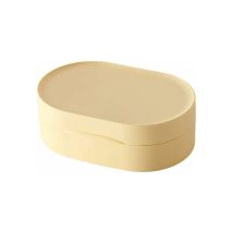 Conteneur de porte-savon portable étanche (jaune) Fei Yu