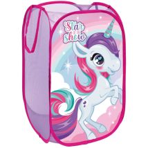 Conteneur de rangement pliable - Licorne - 36x36x58 cm