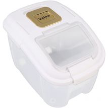 Conteneur en plastique pour stockage de céréales et de riz avec couvercle verrouillable Grande capacité Conteneurs hermétiques pour stockage des