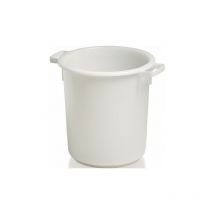 Bidon plastique environ 40l HD-PE blanc D420xH445mm avec poignée extérieure CRAEMER