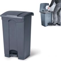 Conteneur poubelle à pédale 87L